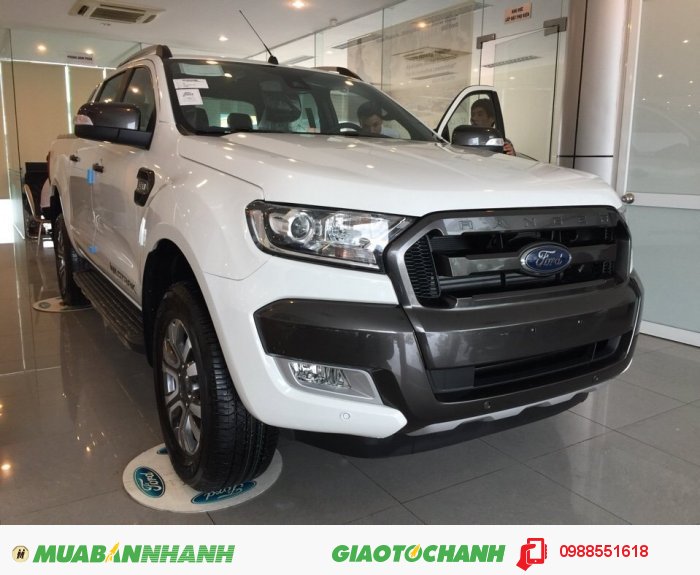 Ford Ranger Wildtrak 3.2 màu trắng có xe giao luôn giá 850 triệu