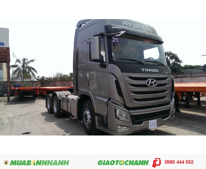 Đại lý đầu kéo Hyundai Trago Xcient 410HP (mã lực) nhập khẩu 2015