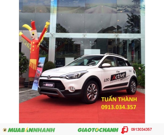 Hyundai i20 Active - Giảm ngay 30 triệu tiền mặt, Hyundai Sông Hàn Đà Nẵng.