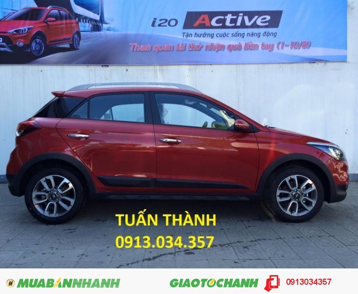 Hyundai i20 Active - Giảm ngay 30 triệu tiền mặt, Hyundai Sông Hàn Đà Nẵng.