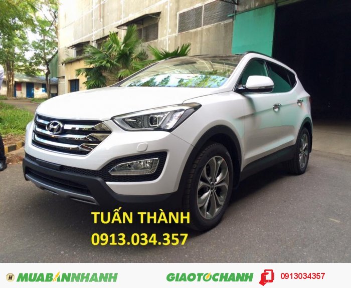 Hyundai Santa Fe 2016 tặng ngay 25 triệu tiền mặt và 1,5 tiền phụ kiện - Hyundai Sông Hàn Đà Nẵng