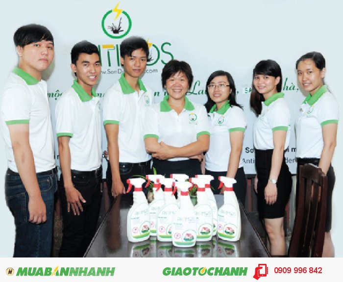 Sơn trong đuổi muỗi Antimos | Quy cách: 600ml | Giá: 200.000đ | Mô tả: Đối với các công ty sản xuất thực phẩm luôn bị kiến, gián, ruồi, ... tấn công nên phải tìm giải pháp đuỗi côn trùng hiệu quả. Đặc biệt khi chọn giải pháp đuổi côn trùng thì yếu tố an toàn và vệ sinh luôn là ưu tiên hàng đầu. Sơn Antimos tự hào là giải pháp tối ưu được các công ty sản xuất thực phẩm lựa chọn., 3