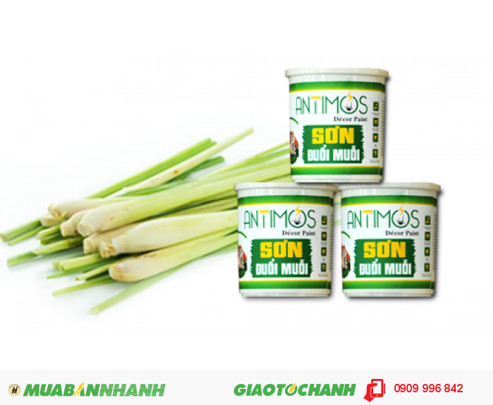 Sơn màu đuổi gián Antimos | Quy cách: 1000ml | Giá: 250.000đ | Mô tả: Các đồ nội thất vật dụng như bàn ghế, tử quần áo, các đồ mĩ nghệ... đều có thể sử dụng sơn Antimos mà không sợ bị ảnh hưởng đến chất lượng sau khi sơn. Antimos là sơn trong có bề mặt bán mờ, Khi mới được sơn, bề mặt sơn có màu xanh dương và sẽ dần dần trả lại màu sắc vốn có của tường nhà bạn., 5