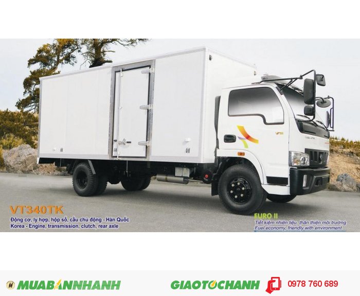 Xe Tải Veam VT340 3490 kg