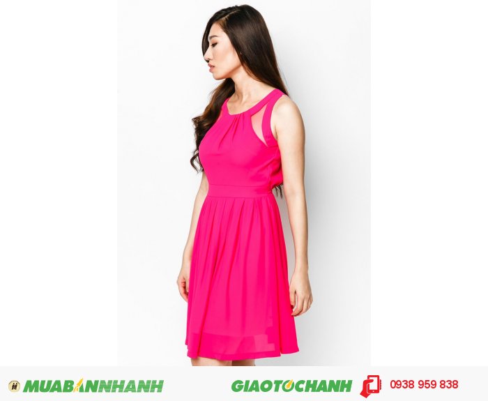 Đầm phối lưới ngắn | Mã: AD233-hồng | Giá: 398000 Quy cách: 84-64-88 (+-2)| chất liệu: chiffon lụa , Size (M) | Mô tả: Dịu dàng và thanh lịch với đầm xòe in họa tiết. Thiết kế phối lưới phần cổ 2 bên góp phần tăng thêm nét độc đáo cho bạn., 2