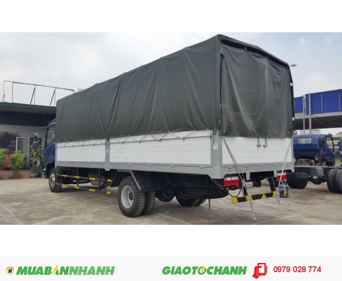 Giá bán xe tải Faw 6.7 tấn/ 6t7/ 6 tấn 7 thùng mui bạt