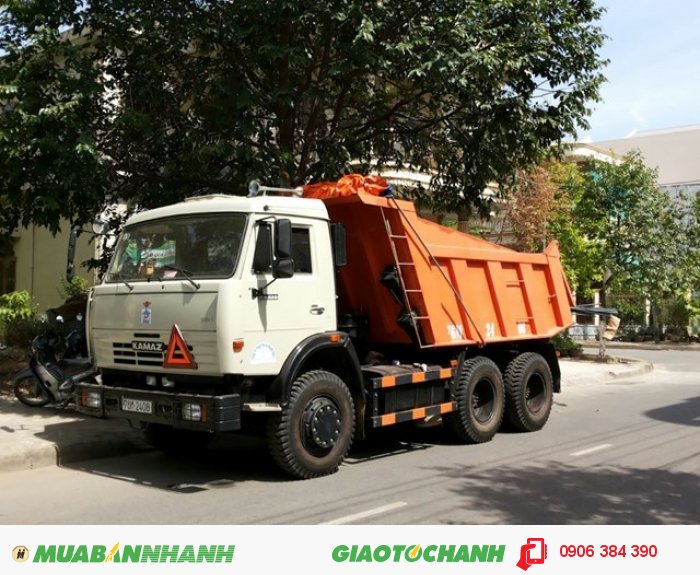 Tổng đại lí Xe ben Kamaz 65115 3 chân 15 tấn