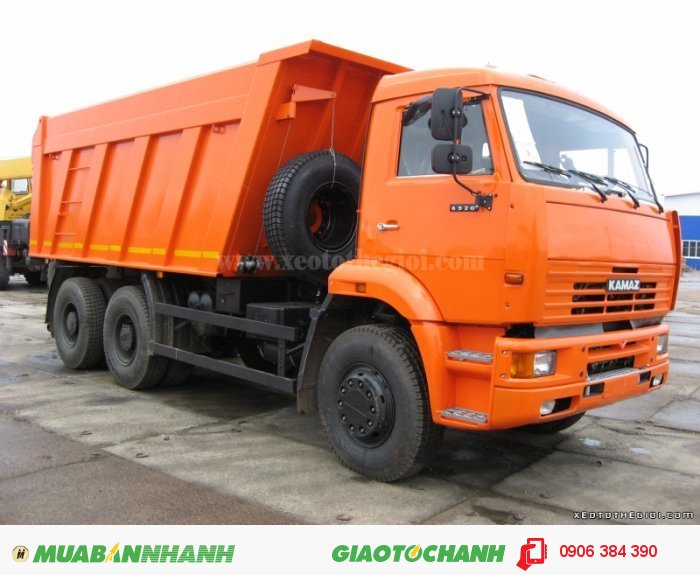 Gía Xe Ben Kamaz 65115 3 Chân 2 Cầu 6X4 Tải Trọng 15 Tấn 11 Khối Mới 100% Giá Rẻ