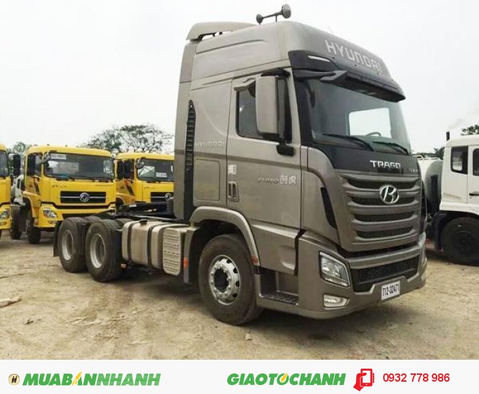 Xe Đầu Kéo Hyundai Trago Xcient 410HP 6x4 / Giá đầu kéo Hyundai Trago 2 cầu