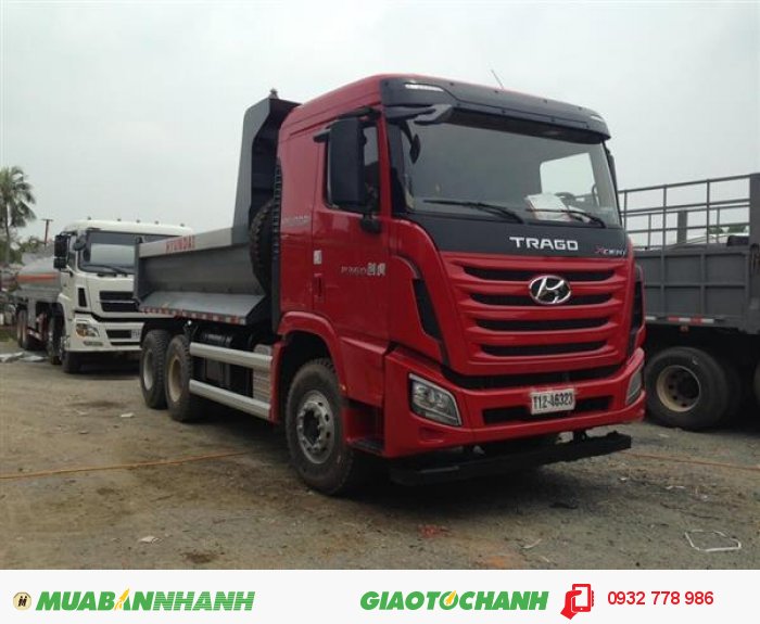 Đại lý xe ben Hyundai Trago Xcient 10 khối nhập nguyên chiếc 2015