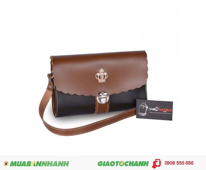 Túi Xách Đeo Chéo TUTDC0815001 | Giá: 150.000 VND | Loại: Túi Xách | Chất liệu: Simili giả da | Màu sắc: Nâu - đen | Trọng lượng: 290g | Kiểu quai: Quai đeo | Kích thước: 23 x 15 | Mô tả: Túi xách simili cao cấp, giống da được thiết kế với kiểu dáng trẻ trung rất phù hợp với các bạn trẻ nữ từ 18 đến 32 tuổi. Chất liệu da giả simili dày dặn, chống thấm nước, dễ lau chùi. Bạn có thể sử dụng sản phẩm khi đi mưa mà không lo ướt sách vở. Túi được thiết kế nhỏ xinh, tiện lợi thích hợp cho các bạn gái khi đi chơi, túi có thể tận dụng tối đa diện tích để đựng các vật dụng cá nhân cần thiết như ví, điện thoại, son,...Đường may rất chắc chắn và tỉ mỉ giúp bạn thoải mái sử dụng mà không lo bị hỏng, 5