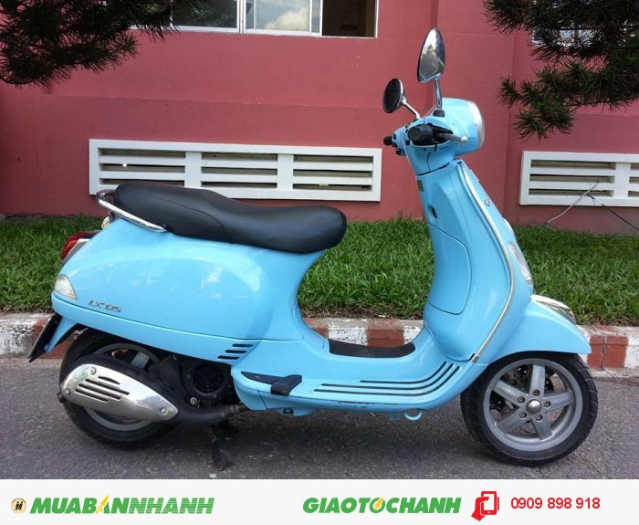 Bán Piaggio Vespa LX 125 Màu Xanh Hiếm Có Tuyệt Đẹp