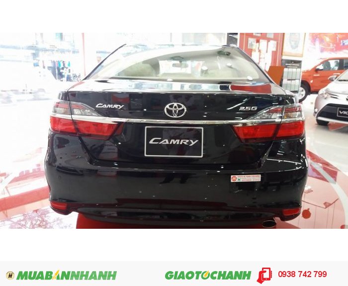 Toyota Camry 2.5G Màu Đen, Mới 100%, Có Xe Giao Ngay