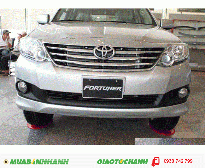 Bán Xe Toyota Fortuner 2.7V Máy Xăng 1 Cầu, Số Tự Động, Màu Bạc, Mới 100%, Khuyến Mãi Khủng