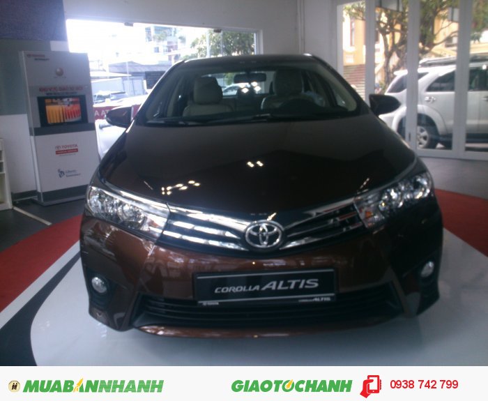 Toyota Corolla Altis 1.8V, Số Tự Động, Mới 100% Màu Nâu Ánh Đồng