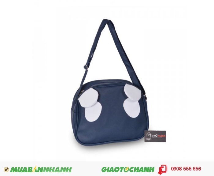 Túi đeo chéo tai gấu MCTDC0715003 | Giá: 120.000 đ | Loại: Túi xách | Chất liệu: Simili (Giả da) | Màu sắc: Xanh đen | Kiểu quai: Quai đeo chéo | Trọng lượng: 320 g | Kích thước: 30x24x10 cm, 5