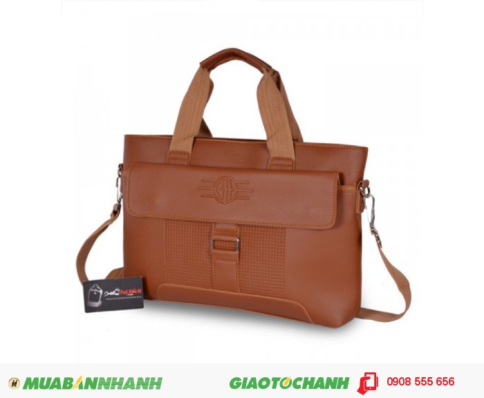 Cặp đeo chéo MCTDC0715002 | Giá: 230,000 đồng | Chất liệu: Da giả simili | Màu sắc:Nâu | Kiểu quai: Quai đeo chéo | Trọng lượng 700 g | Kích thước: 40x29x5 cm |, 1