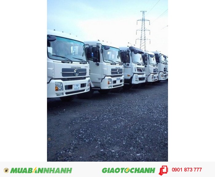 DongFeng Hoàng Huy (B170) 8.75 tấn, 9.6 tấn (4x2) - thùng dài 7,5 mét, lốp 10.00 - 20