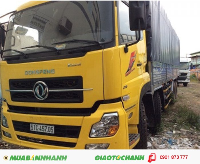 DongFeng Hoàng Huy (B170) 8.75 tấn, 9.6 tấn (4x2) - thùng dài 7,5 mét, lốp 10.00 - 20