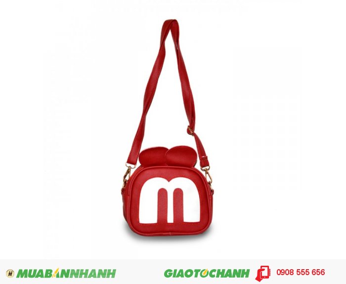 T&uacute;i đeo ch&eacute;o mặt chuột Mickey MCTDC1015003 m&agrave;u đỏ| Gi&aacute;: 132,000 đồng | Chất liệu: Simili (Giả da) | M&agrave;u sắc: đỏ | Kiểu quai: Quai đeo ch&eacute;o |Trọng lượng: 250g | K&iacute;ch thước: 18x15x5cm, 1