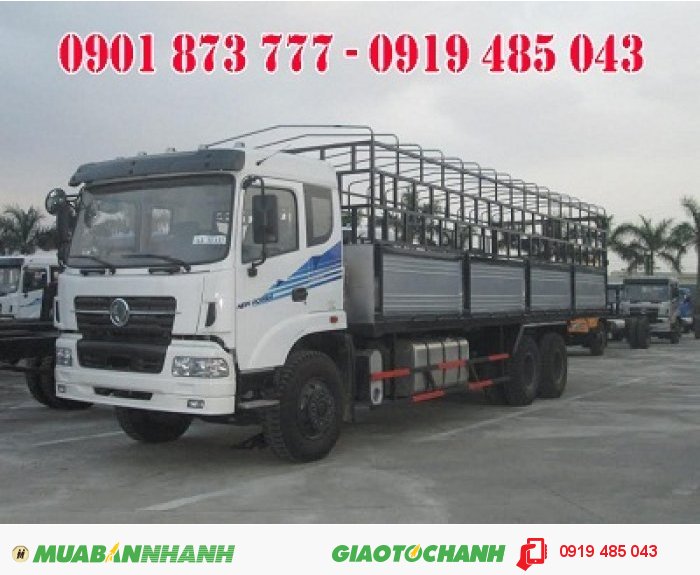 Xe tải Dongfeng Trường Giang 3 chân 14.5 tấn, xe tải Dongfeng 3 giò 14T5 rẻ nhất Sài Gòn