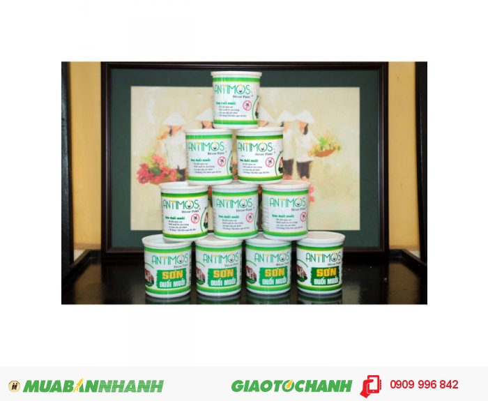 Sơn màu đuổi muỗi Antimos Decor - Chịu được thời tiết., 4