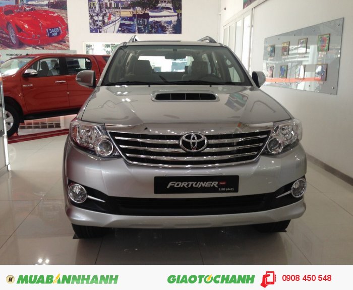 Bán xe Fortuner máy Dầu màu Bạc 2015