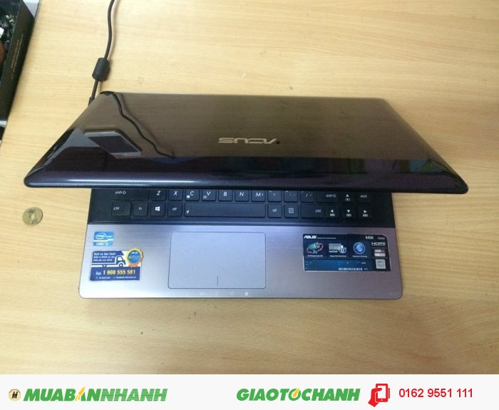 Cần bán laptop asus k45a thế hệ thứ 3 máy hình thức còn rất đẹp phù hợp với giới trẻ hay người dùng văn phòng mới đi làm. Máy nguyên bản chưa đụng chạm sửa chữa. hình a thực tế 100%
THÔNG SỐ KỸ THUẬT :
CHÍP XỬ LÝ: intel core i3 3110m thế hệ thứ 3
RAM: 2G.
HDD: 500G.
CARD: intel hd graphics 4000 
MÀN HÌNH: 14IN. led
chức năng khác : webcam - dvd - hdmi - wifl - lan - usb3.0 - vga out - khe sd.
PIN 6CELL : khoảng 2h
Giá bán 5 triệu 200k máy cặp chuột sạc và bảo hành 1 tháng bao test 1 tuần nếu phát sinh lỗi hoàn tiền 100%.