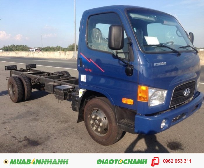 Bán xe tải hyundai HD78-4,5 tấn nhập khẩu giá tốt nhất khuyến mại 100% thuế trước bạ