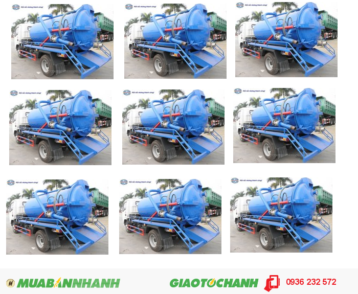 Xe Hút Chất Thải Dongfeng 3M3