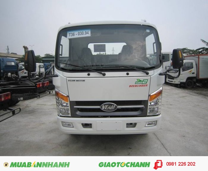 Xe Tải Veam Vt250 2.5T Kiểu Mới Hiện Đại Động Cơ Hyundai ( đang khuyến mại )