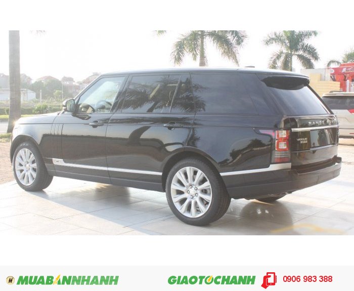 Ranger Rover LWB Vogue SDV8 màu đen nội thất Cherry, Sản xuất 2015 mới 100%