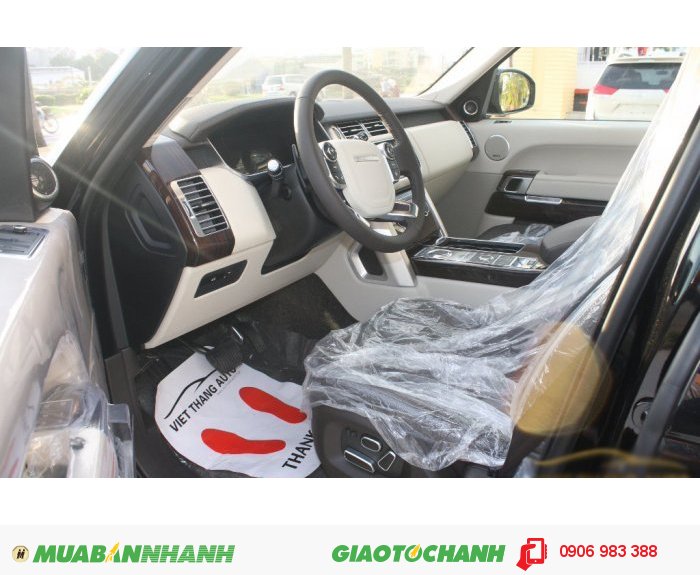 Ranger Rover LWB Vogue SDV8 màu đen nội thất Cherry, Sản xuất 2015 mới 100%