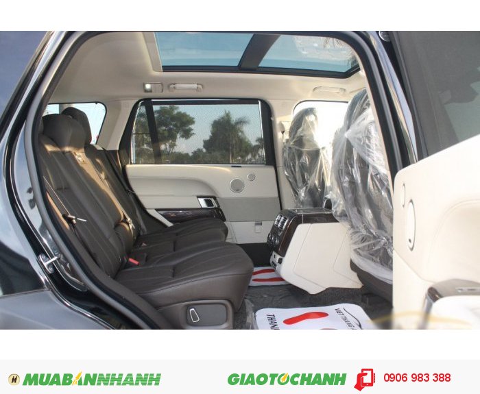 Ranger Rover LWB Vogue SDV8 màu đen nội thất Cherry, Sản xuất 2015 mới 100%