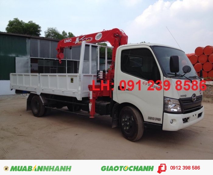 Xe tải gắn cẩu, xe tải cẩu unic
