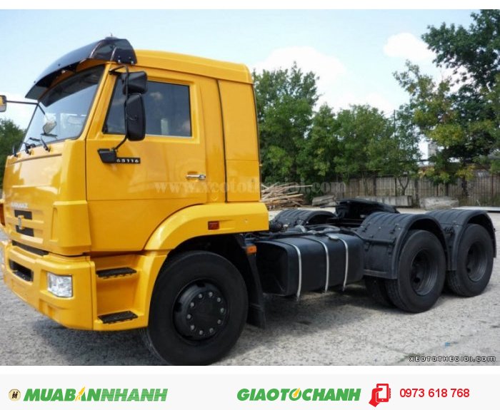 Tổng Đại lý Kamaz Việt Nam, Bán Đầu kéo Kamaz 65116 (6x4) 38 tấn