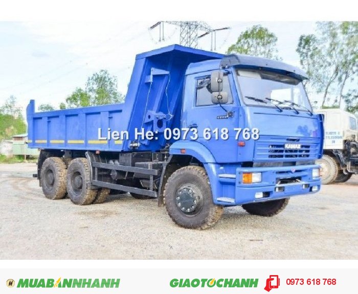 Tổng Đại Lý Xe Kamaz (Nhập Khẩu Từ Nga), Bán Xe Ben Kamaz 6520 (6X4) Sản Xuất: 2015