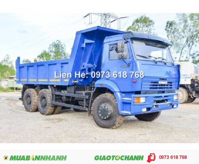 Tổng Đại Lý Xe Kamaz (Nhập Khẩu Từ Nga), Bán Xe Ben Kamaz 6520 (6X4) Sản Xuất: 2015