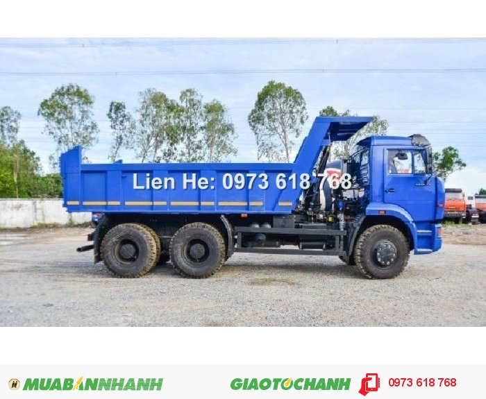 Tổng Đại Lý Xe Kamaz (Nhập Khẩu Từ Nga), Bán Xe Ben Kamaz 6520 (6X4) Sản Xuất: 2015