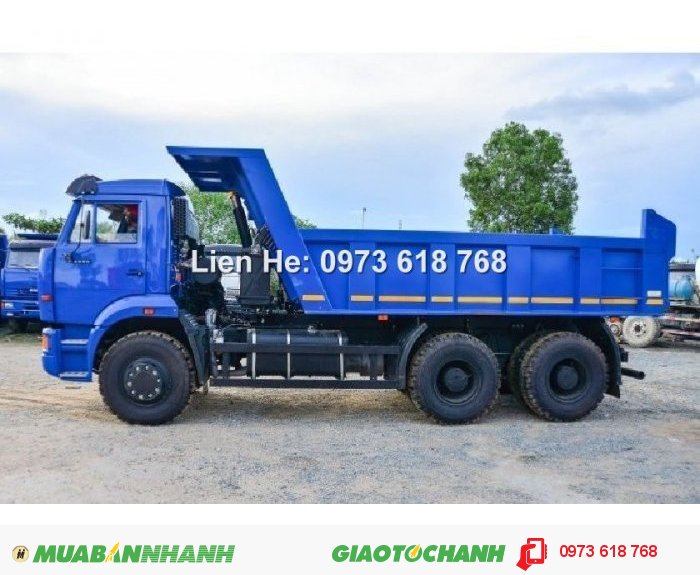 Tổng Đại Lý Xe Kamaz (Nhập Khẩu Từ Nga), Bán Xe Ben Kamaz 6520 (6X4) Sản Xuất: 2015