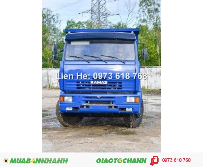 Tổng Đại Lý Xe Kamaz (Nhập Khẩu Từ Nga), Bán Xe Ben Kamaz 6520 (6X4) Sản Xuất: 2015