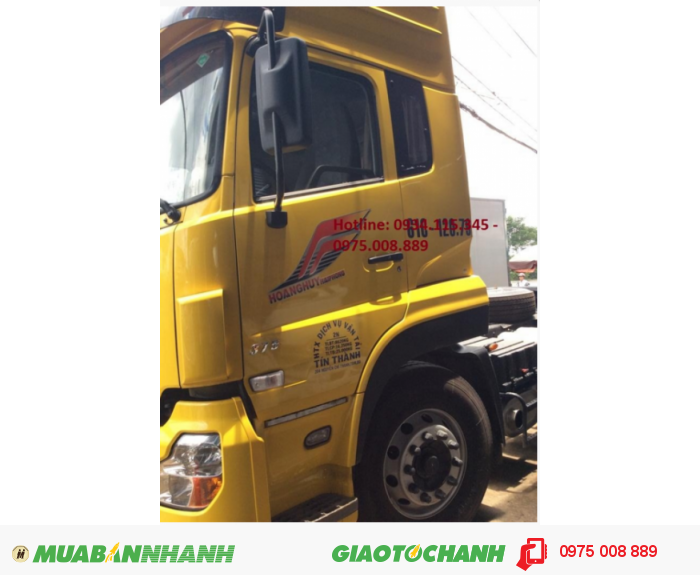 Bán Xe Đầu Kéo Dongfeng L375 Trả Góp/ Giá Xe Đầu Kéo Dongfeng L375 Máy Cumin nhập khẩu