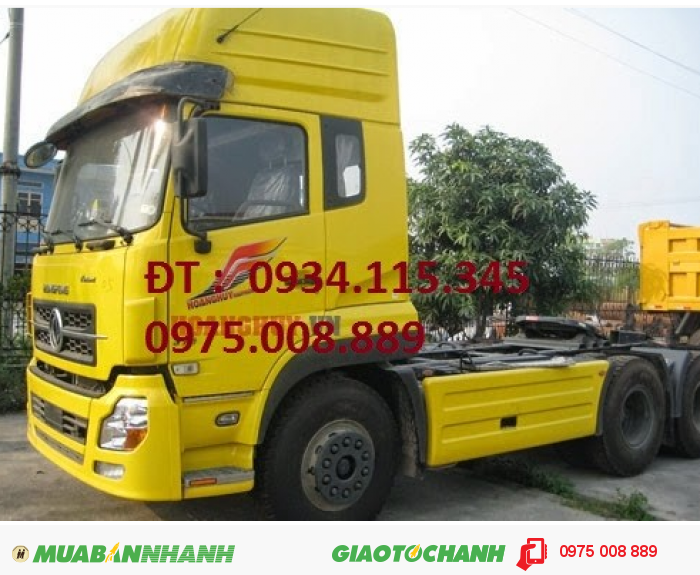 Bán Xe Đầu Kéo Dongfeng L375 Trả Góp/ Giá Xe Đầu Kéo Dongfeng L375 Máy Cumin nhập khẩu