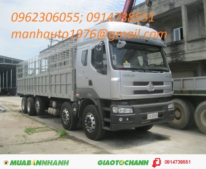 Xe ô tô tải có mui 10x4 hiệu Chenglong