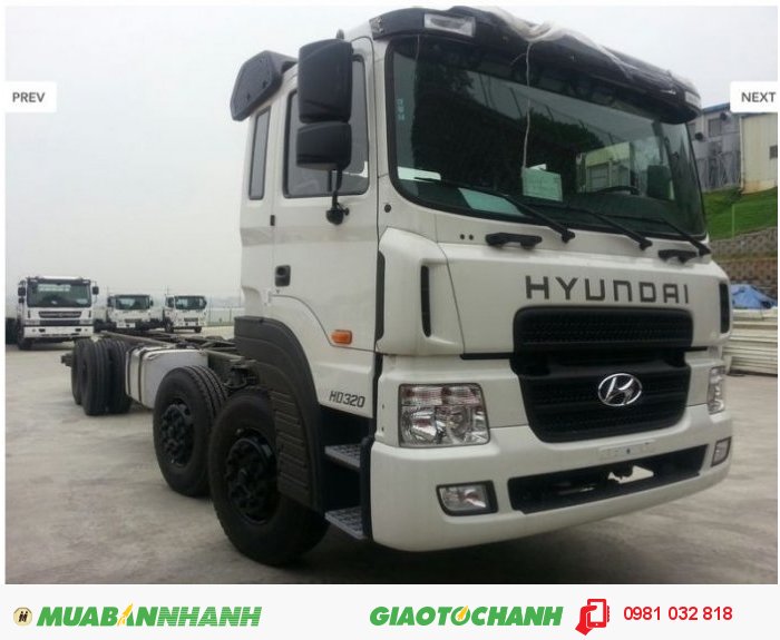 HD320 máy điện, dòng xe tải 4 chân Hyundai nhập khẩu (KM lên tới 18tr)