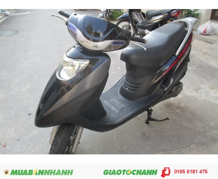 SYM Attila Victoria, thắng đĩa, màu đen, chân bấm