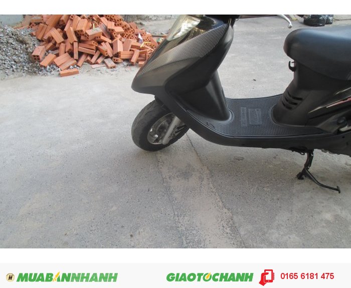 SYM Attila Victoria, thắng đĩa, màu đen, chân bấm