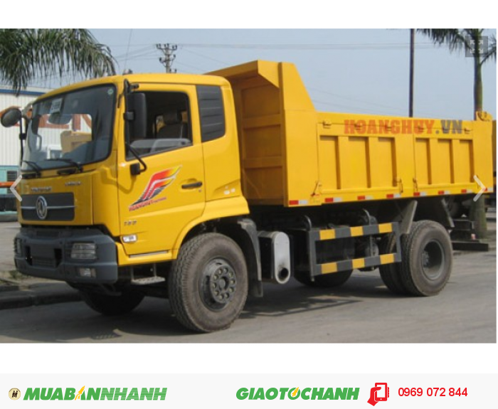Bán Xe Tải Ben Dongfeng 8 Tấn Nhập Khẩu Động Cơ 18Hp