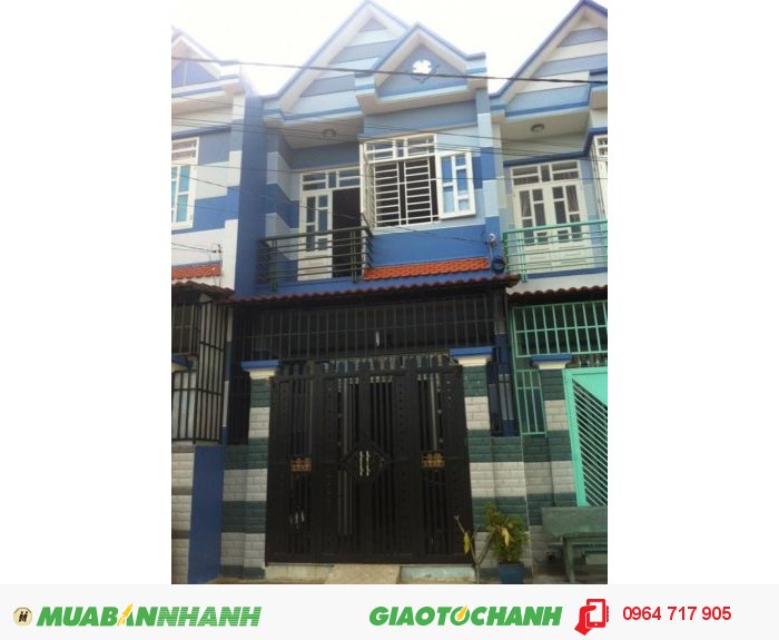 Nhà KDC Happy Home One -cách Nguyễn Thị Tú 0,5 km ,1 trệt 1 lầu  735 tr