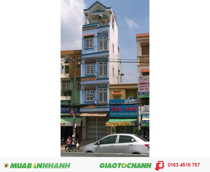 Cho thuê gấp nhà MT Đường số 4, P.5, GV DT 7x17m